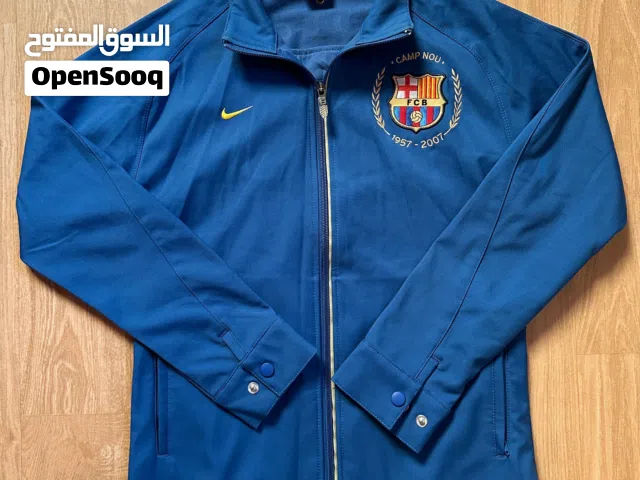 Authentic fc Barcelona size small jacket for sale very good and clean condition