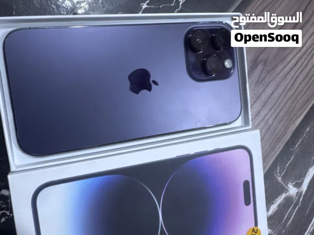 ايفون 14 برو ماكس مستعمل كلش قليل  بطارية ذاكرة 265 البطارية 93