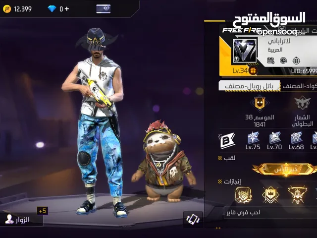 Free Fire Accounts and Characters for Sale in Al Batinah