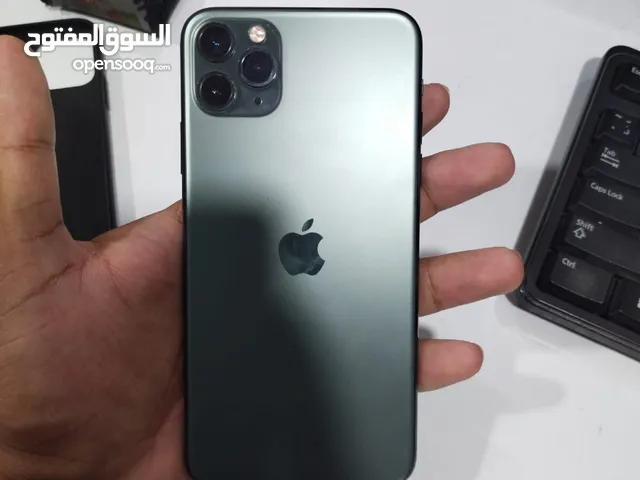 Iphone 11pro max 256Gb Midnight green with complet box orignal adopter and cable