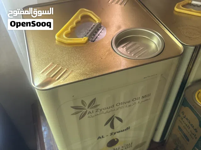 زيت زيتون بكر تنكة  انتاج موسم 2025-2026 سعة 16 كغم