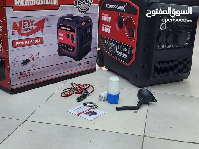 جنريتر سايلنت بدون صوت جرنيتر مولد كهرباء شركة ايدون 6.0KW ضمان ثلاث شهور تشغيل عن بعد ريموت وهندل