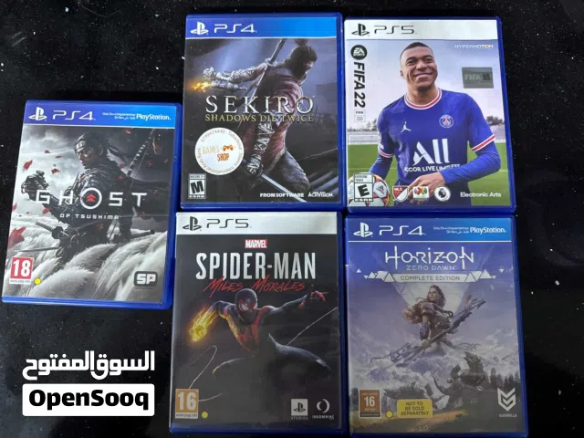 ألعاب بلايستيشن فور و فايف للبيع