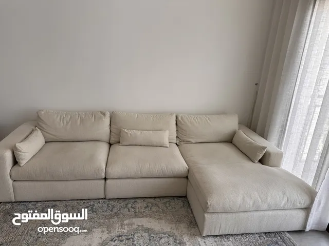 SL shape 5 seater sofa in beige