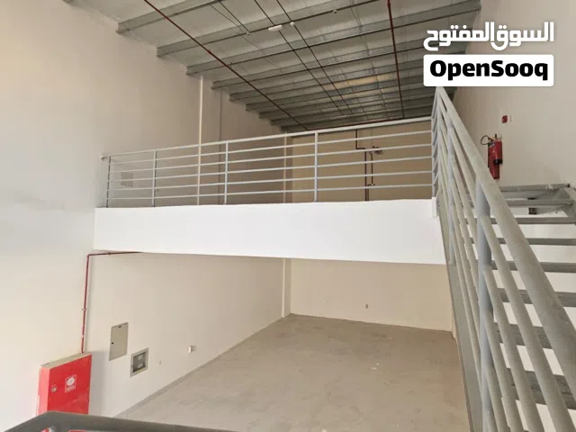 مستودع للايجار السنوي ميزانين بسعر مميز و أقل من السوق مقارنة بالمساحة Warehouse for annual rent, m