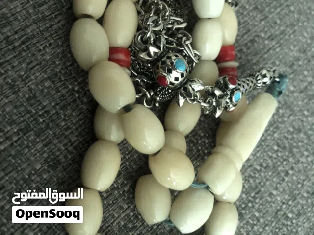 مسبحه عاج عاج. مبصمه قديمه انتيك. للبيع بسعر مغررررري