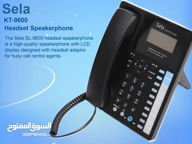هاتف ارضي يعمل على خط الفايبر بمميزات عالية الجودة كاشف رقم وسبيكر KT-9000 KINGTEL