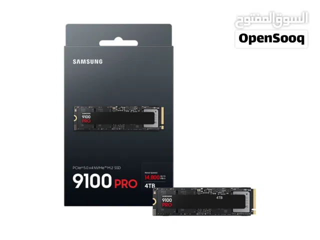 Samsung SSD 9100 PRO 4TB, PCIe 5.0x4 M.2 Speed Up to 14,800MB/s