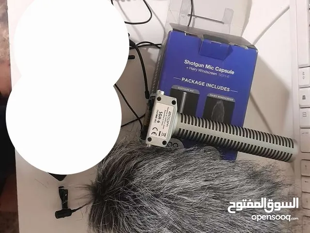 معدات كميرة تصوير وإذاعة مايك ستيريو للكاميرا