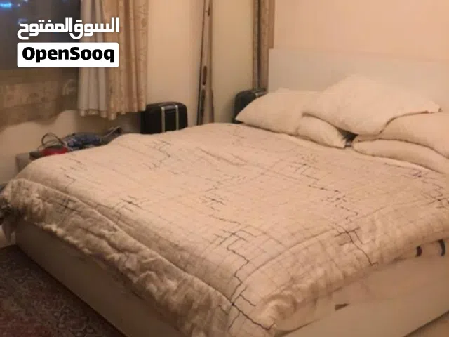 King-size Cot,  IKEA Brand, Wooden Frame with 4 Lower Storage Drawers, White Color,  2 pcs available