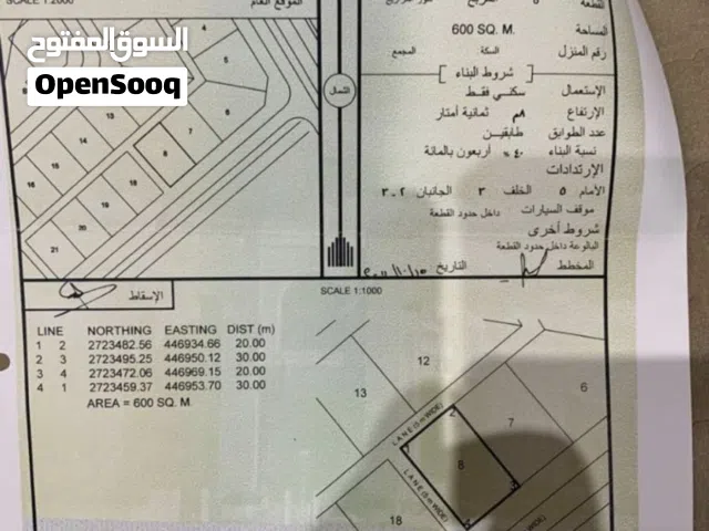 ارض للبيع في شناص سور المزاريع