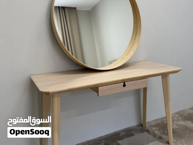 مرايا مع طاوله   Mirror with a table from IKEA.