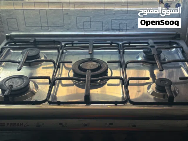 فرن غاز Fresh Luxe  5 عيون كهربائي أصلي بحالة ممتازة ونظيف جدًا