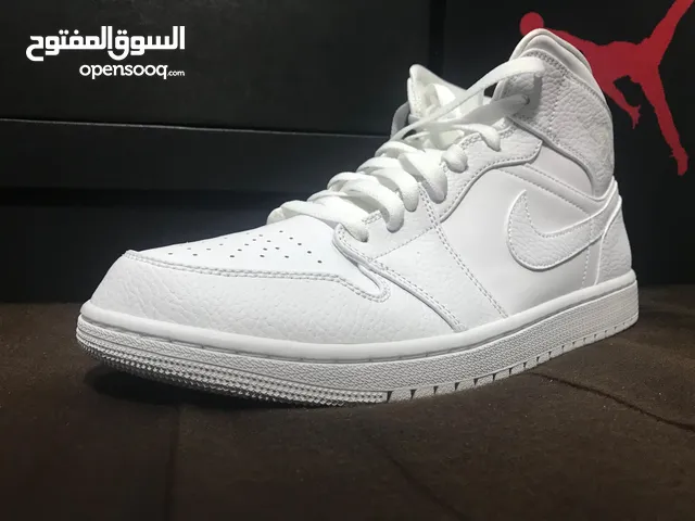 Nike Air Jordan 1 Mid White Blank