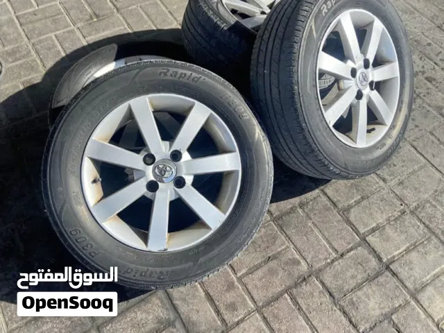 For sale or exchange 4 pice aluminum rims for Toyota Size 205,60,15 Very good condition p 70BD