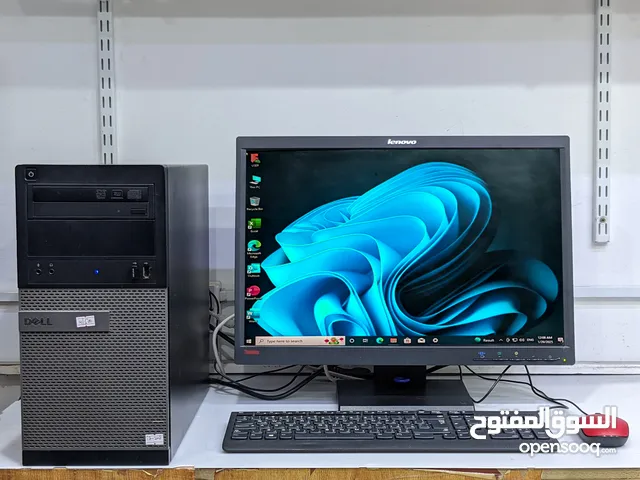 Dell Core i7 Computer Set  - 3.10Ghz 8GB Ram 256GB SSD 22" HD Monitor Windows 10 Pro Office 2021