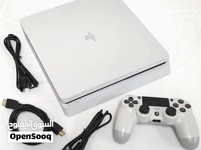 بلستيشن فور نسخه خاصه ابيض مهكر ون تيرا معا ثنتين يدات وكاله وكامل توبعه ركز الجهز وارد اليابان