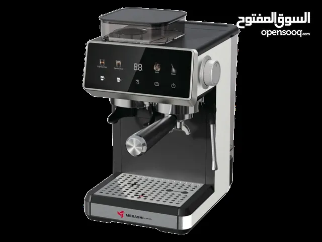 MEBASHI Commercial Espresso Machine, 20 Bar, Built-in Coffee Grinder, Touch Screen, 1350W