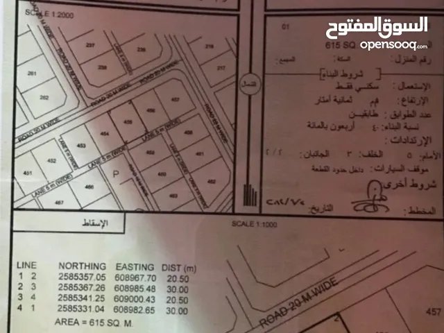 أرض سكنية للبيع في سمائل  حي الواحة 1 موقع ممتاز جدا ابعد عن مسقط 25 دقيقة فقط مع وجود الشارع الجديد