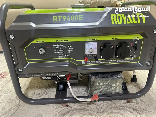 مولد كهرباء جديد بقوة 4100 كيلو وات( جنريتر) من شركةRoyalty Japan