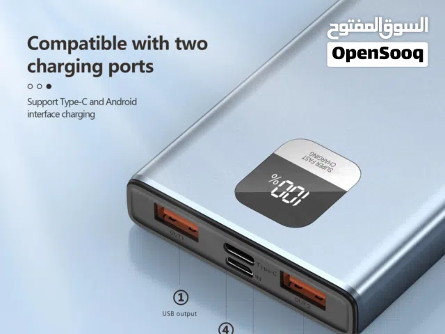 بوربنك شاحن طوارئ 10000 ملي امبير