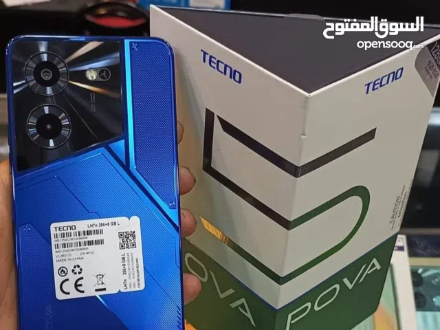 مستعمل ايام pova 5 رام 16 جيجا 128 و 256 أغراضة والكرتونه الأصلية متوفر توصيل
