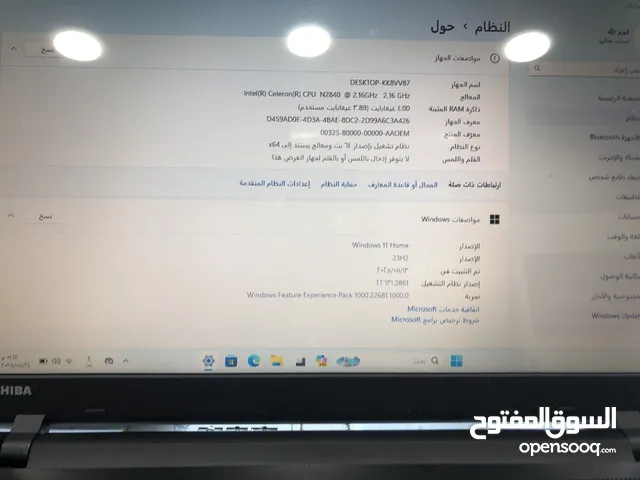 Windows Toshiba for sale  in Amman