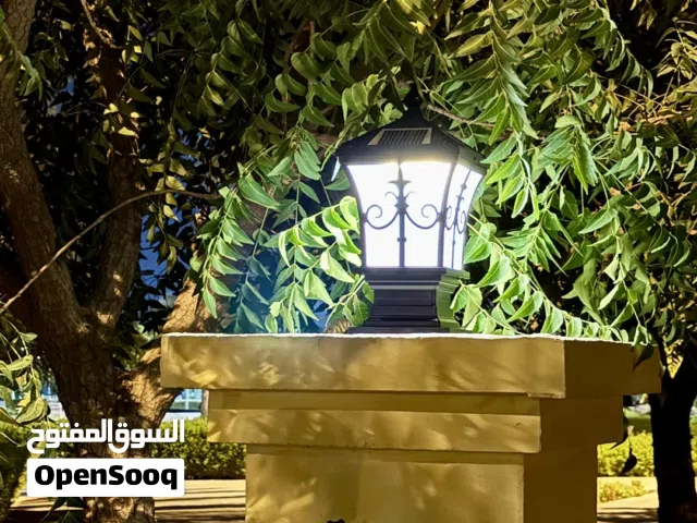 إضاءة حديقة بالطاقة الشمسية