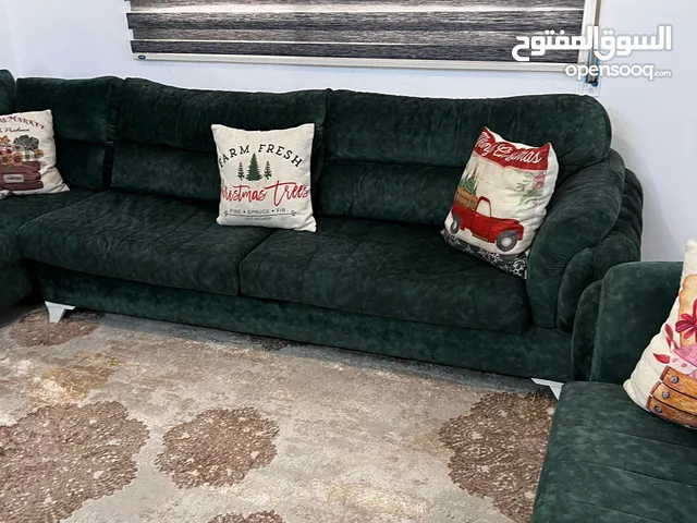 غرفة جلوس امريكي لون اخضر نخب اول