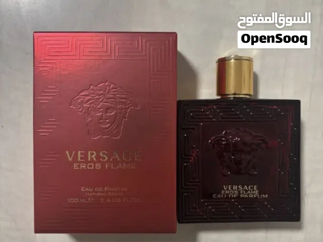 Versace eros flame 100 ml EDP (used and bought from noon) مل 100 عطر فيرزاتشي