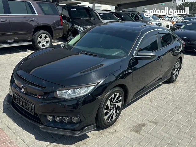 هوندا سيفيك ار اس 2016 خليجي فل اوبشن حاله ممتازه فتحه بصمه 2كاميرا