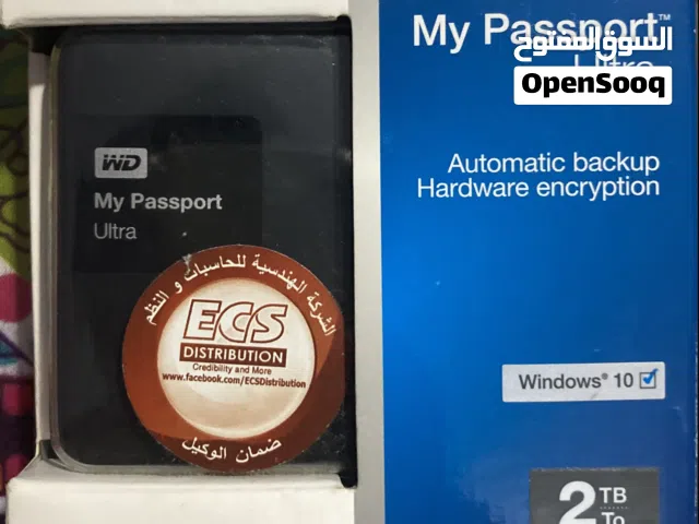 هارد ديسك محمول ويسترن ديجيتال الترا (2 تيرا)   WD MY PASSPORT Ultra Portable HDD (2.0 TB) Auto and