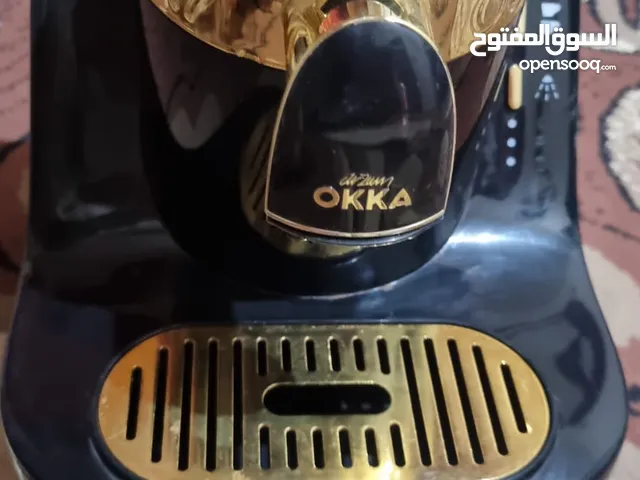 اوكا ماكينة صنع القهوه التركي مزدوجه الاستخدام لون اسود