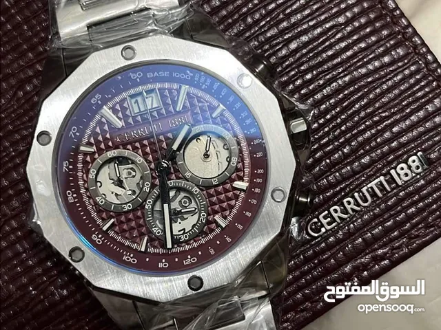 ساعة CERRUTI 1881 بكج محفظة جديد