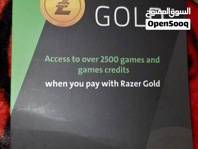 Razer Gold gaming card for Sale in Muharraq