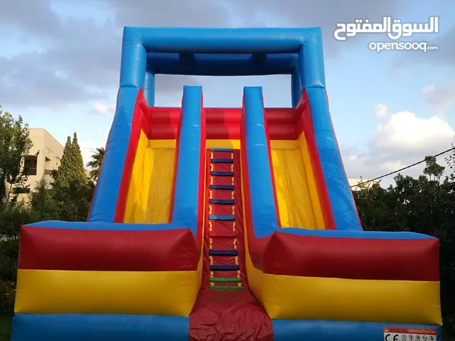 تأجير العاب النفخ والنطاطات الهوائية والسحسيلة النفخ لحفلات الأطفال