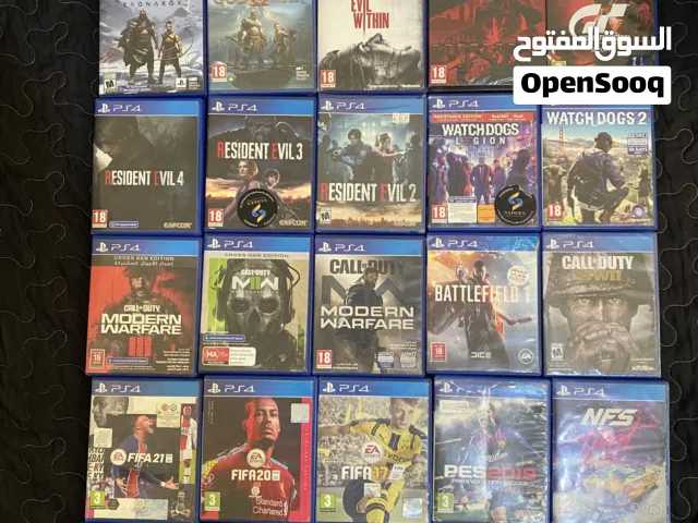 سيديات بلايستيشن للبيع