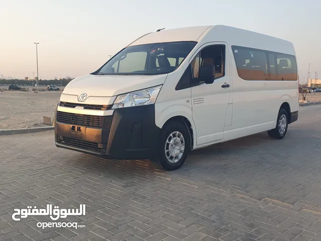 تويوتا هايس 2022 خليجي الفطيم صبغ وكالة بحالة الوكالة نظيفة جداً