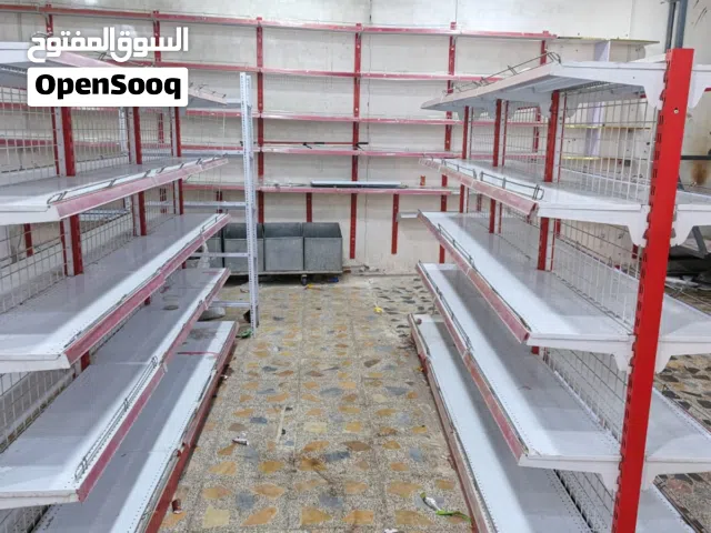 غراض محل اسواق للبيع رفوف سفينة وسطية سلات جبس اجباس رف وسطي حلويات