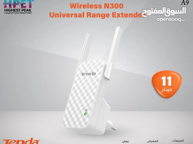 موسع النطاق اللاسلكي N300 العالمي Tenda A9
