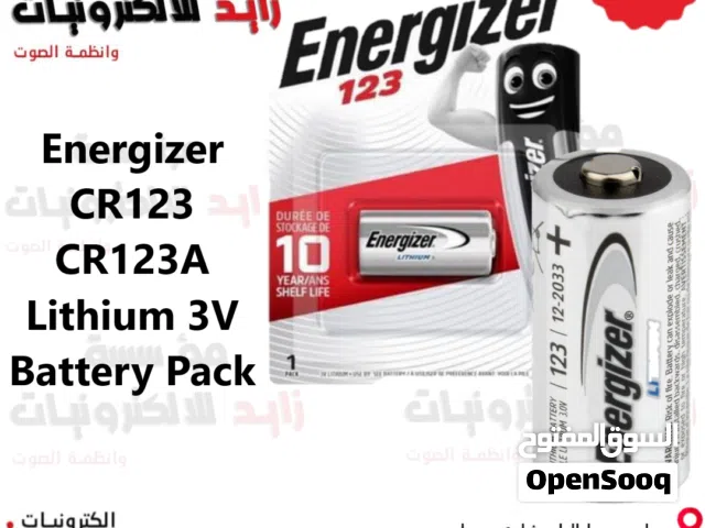 Lithium CR123 Battery بطارية CR123 CR123A