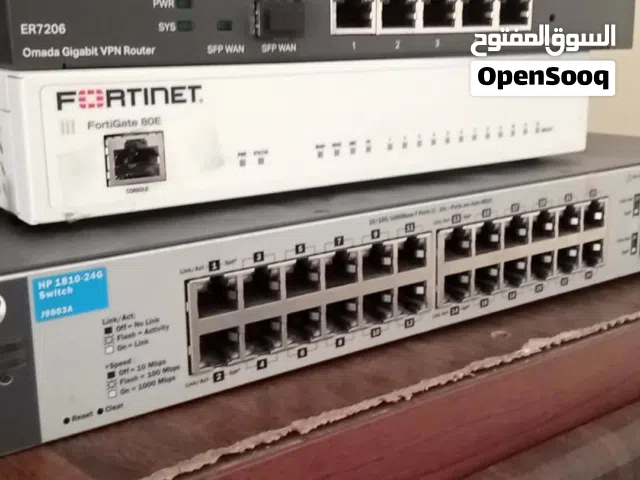 راوتر VPN tp-link  Switch HP Firewall fortinet 80e