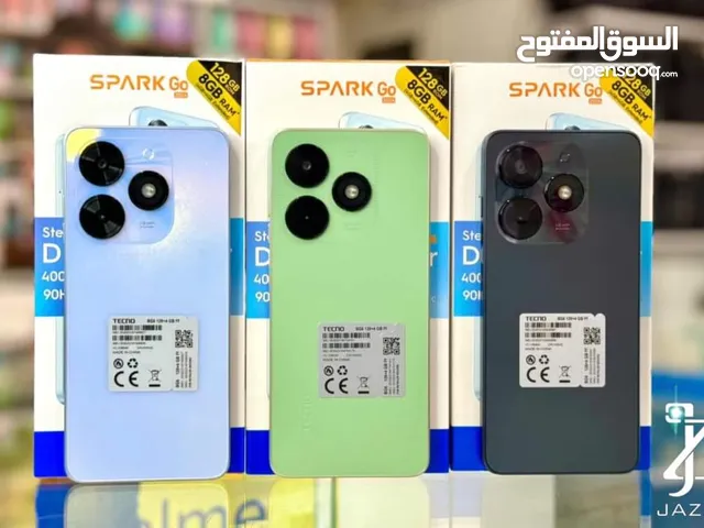 مستعمل ايام  Spark GO 2024  رام 8 جيجا 128 شغال كفاله الشركة متوفر توصيل