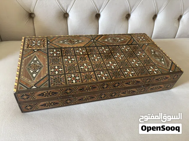 طاولة زهر وشطرنج دمشقية