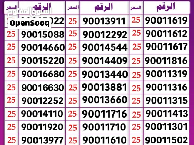 Zain VIP mobile numbers in Farwaniya