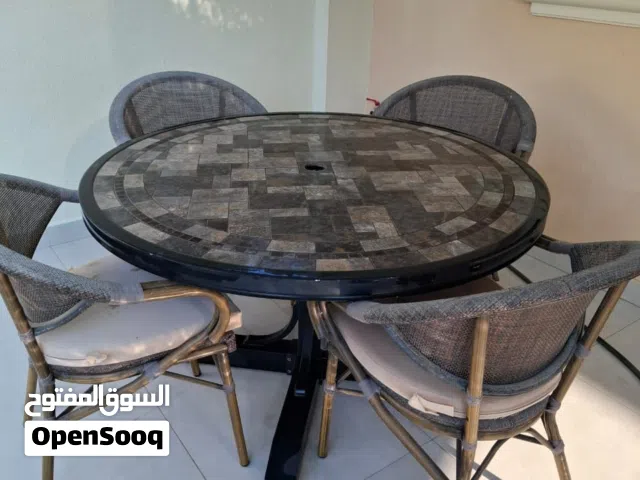 Garden Tile Table with 4 Chairs