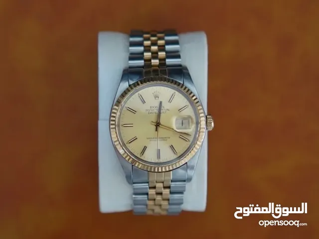 Rolex Datejust 16013 Gold and Silver Jubilee Bracelet with Gold Bezel