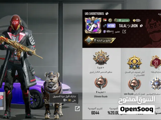 Pubg Accounts and Characters for Sale in Ajman