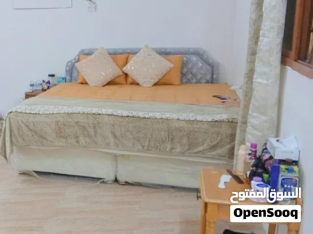 Bed With Super King Size Mattress & Sides Tables