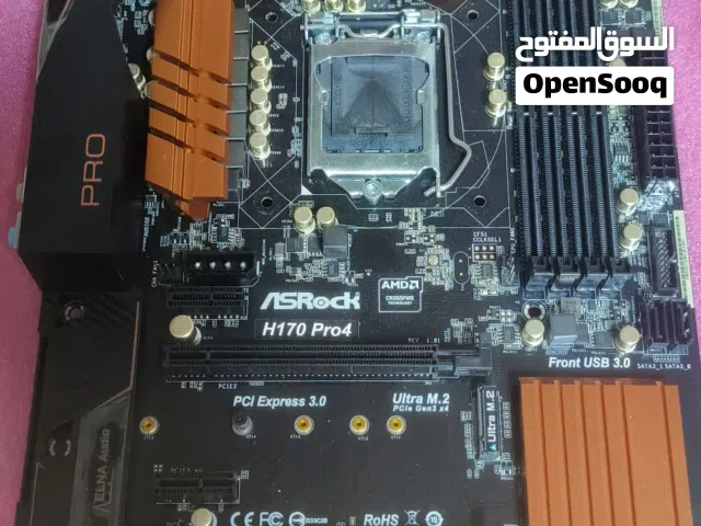 بورد ASRock H170 Pro4 يدعم معالجات الجيل السادس والسابع